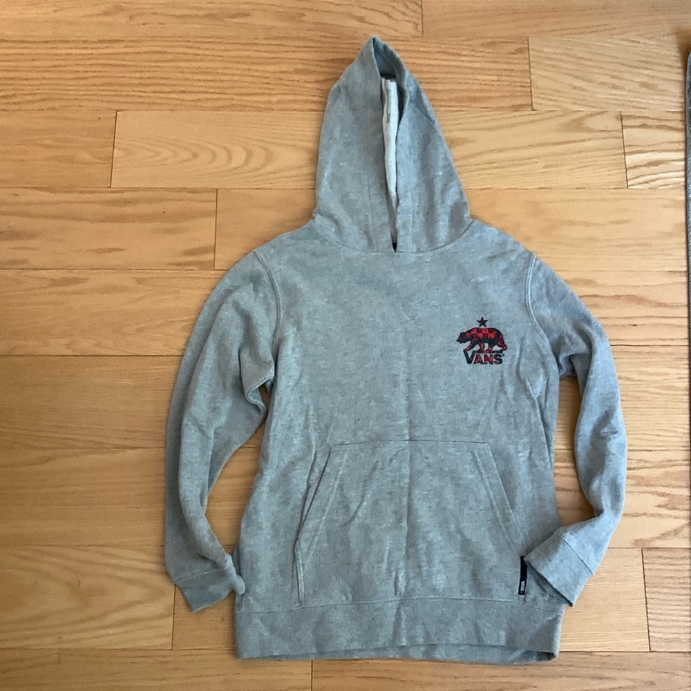 Gray Vans Hoodie Size M